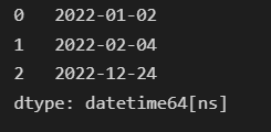 Pandas Date type conversions