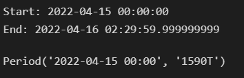 Pandas DateOffset, Timedelta and Period