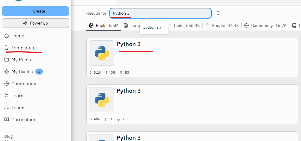 Python Replit